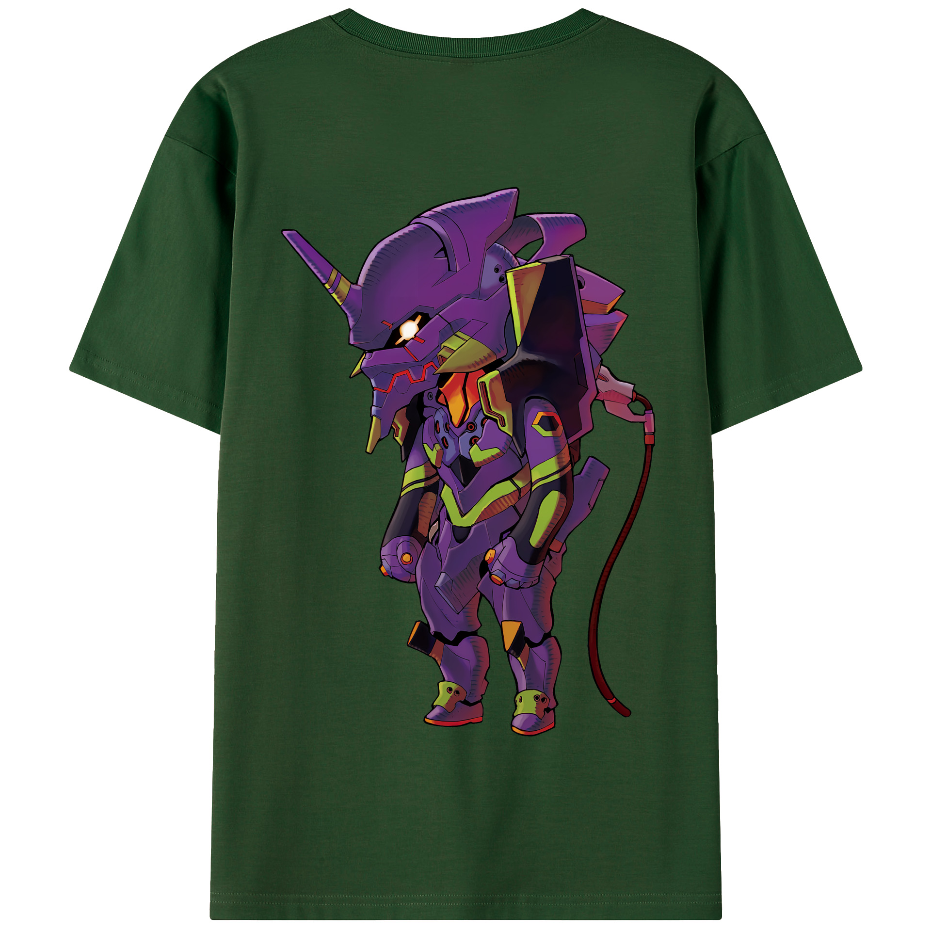 （画像用） EVA 新世紀エヴァンゲリオン 綿100％半袖Tシャツ（背面プリント）